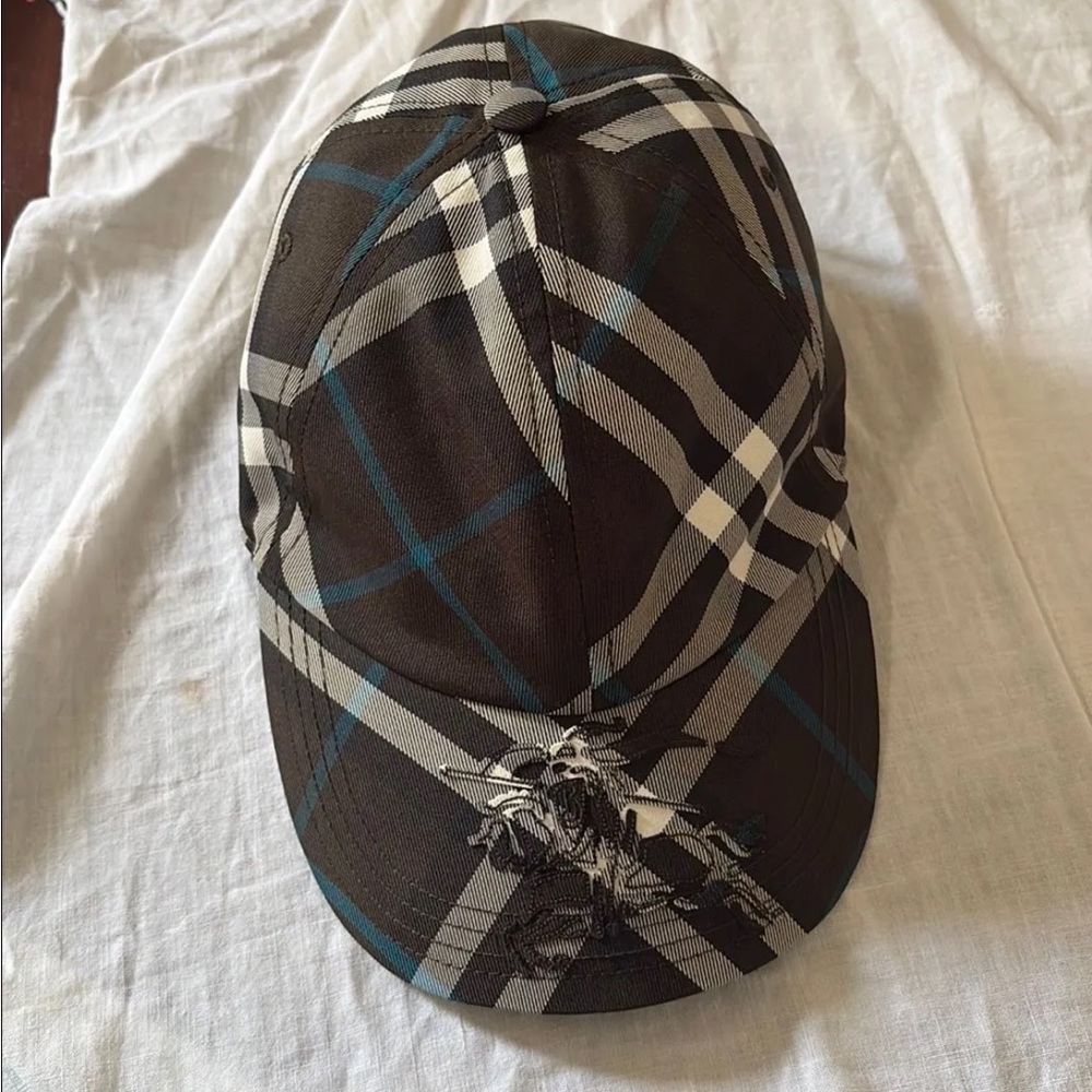 Burberry Plaid Baseball Cap